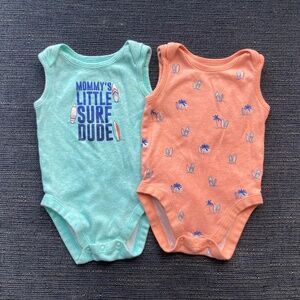 Set of 2 bundles bodysuits 3-6m